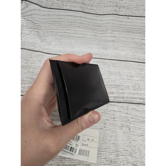 Helmut Lang Cardholder Wallet Black Leather - Picture 3 of 5